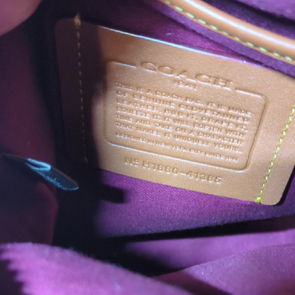 Coach Max 1941 Edition crossbody  Signature Jacquard With Pyramid Rivets $275 - Picture 7 of 13